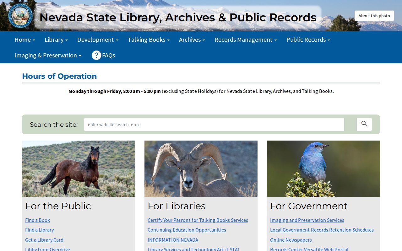 Nevada state archives inquiry source for historical White Pine County arrest records